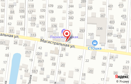 Салон красоты Мерси в Прикубанском районе на карте