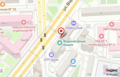 Агентство недвижимости Домстрой на улице Воровского на карте