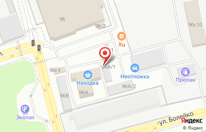 Магазин автозапчастей Азиат на Кожзаводской улице на карте