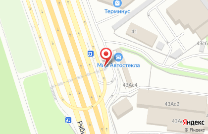 Автотехцентр на Рябиновой улице на карте