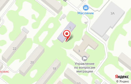 Детская школа искусств в Сосновоборске на карте
