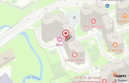 Магазин овощей и фруктов на Русановской улице на карте