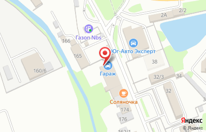 СТО Гараж на Бородинской улице на карте