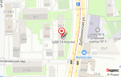 Ресурсный центр ЕГЭ Москва на Дубининской улице на карте