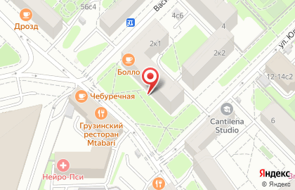 Джем на Васильевской улице на карте