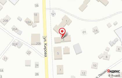 Супермаркет Пятерочка на улице Кирова на карте