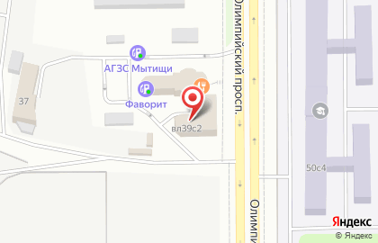 МалерМаркет на Олимпийском проспекте на карте