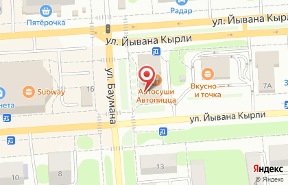 Магазин КанцПарк на улице Баумана на карте