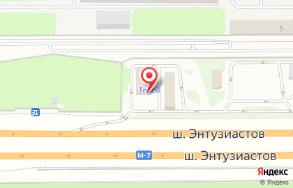 Автосервис Shell на шоссе Энтузиастов, 4а в Балашихе на карте