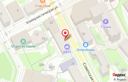 Цветочная лавка на Советской улице на карте