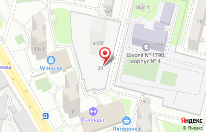 Автостоянка Мгса на Мартеновской улице на карте