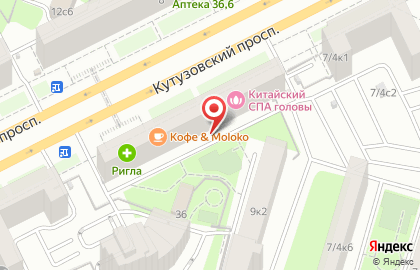 Форум на Кутузовском проспекте на карте