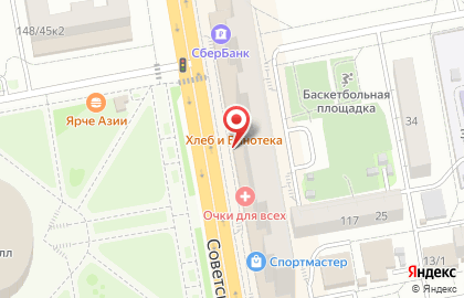 Магазин Симбирская мебельная компания на Советской улице на карте