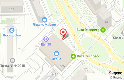 Группа компаний Лист в Октябрьском районе на карте