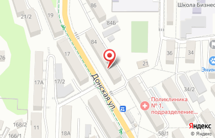 Продуктовый магазин в Сочи на карте