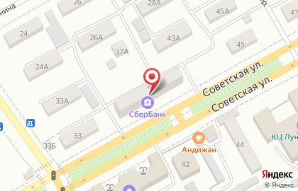Страховая компания СберСтрахование на Советской улице на карте
