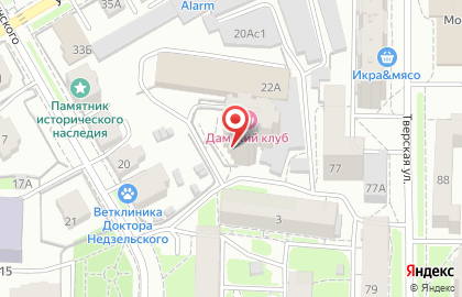 Кабинет эстетической медицины на улице Дзержинского на карте