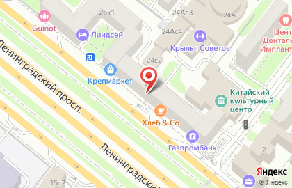 Багетная мастерская Декоре на Ленинградском проспекте на карте
