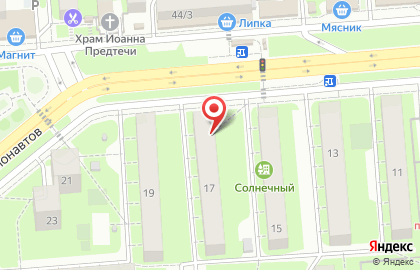 Магазин Форас на улице Космонавтов на карте
