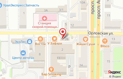 Продуктовый магазин Джокер на Орловской улице на карте