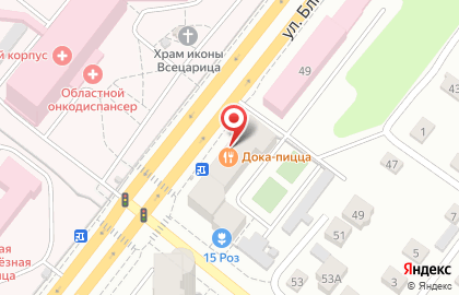Универсам в Советском районе на карте