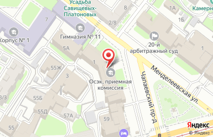 Коммерческий банк Ренессанс Кредит на Менделеевской улице на карте