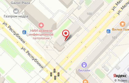 Аптека 72 Плюс в Тюмени на карте