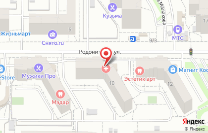 РОБЕК на Родонитовой улице на карте