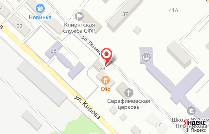 Звездочка на улице Ленина на карте