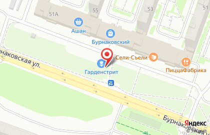 Садовый центр GardenStreet на Бурнаковской улице на карте