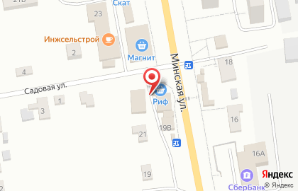 РИФ на Минской улице на карте