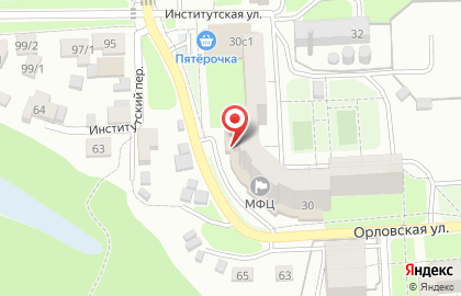 Земельно-кадастровая компания ЛесЗемПроект на Орловской улице на карте