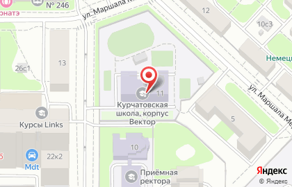 Спортивно-танцевальный центр Цска в Щукино на карте