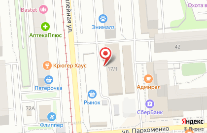 Бизнес-центр ВЛАДИМИРОВСКИЙ на площади Карла Маркса на карте