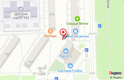 ОАО Банкомат, КБ Хлынов на Московской улице на карте
