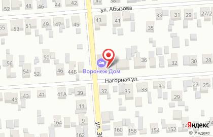 Хостел Воронеж Дом на карте