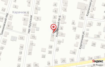 Ремонтная компания в Кирпичном проезде на карте