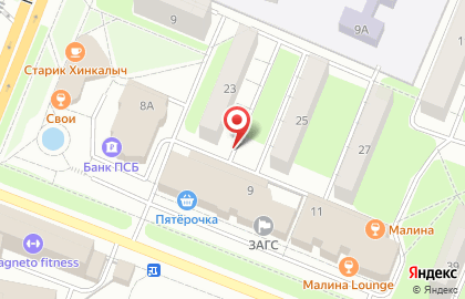 Пятерочка Универсам в Дмитрове (ул Семенюка) на карте