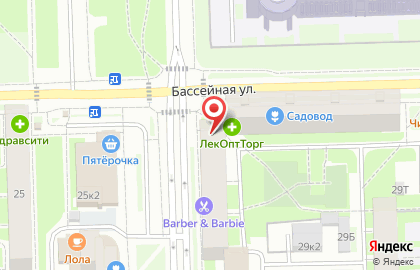 Магазин горящих путевок Полет в Московском районе на карте