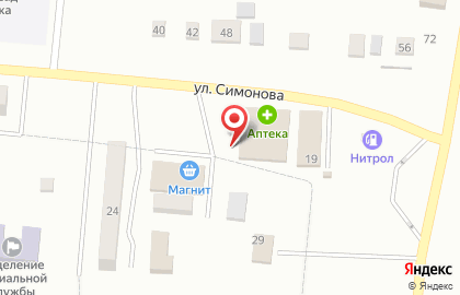 Продуктовый магазин Вкусный домик на улице Воронова на карте