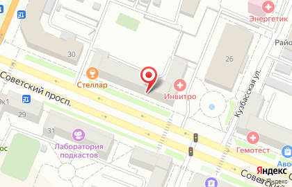 Касса по продаже билетов и туров Скайтрансгрупп на Советском проспекте, 24 на карте