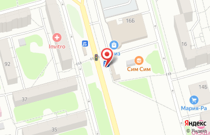 Продуктовый магазин в Новокузнецке на карте