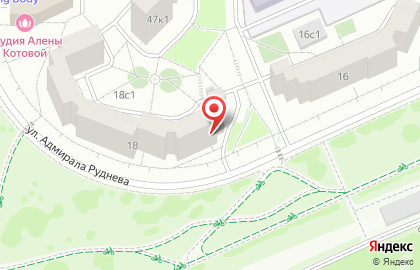 Строительно-монтажное управление Мосводосток на улице Адмирала Руднева на карте