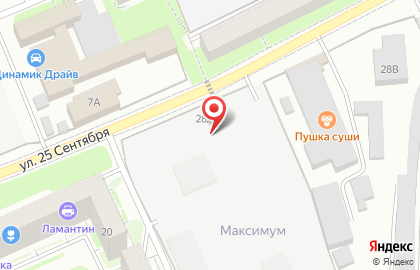 ЖЭУ на улице 25 Сентября на карте