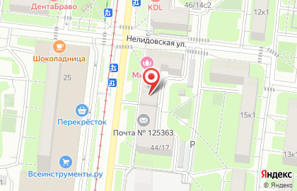 Магазин мясной продукции на Сходненской улице на карте