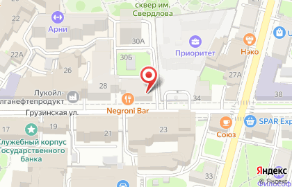 ФКБ Петрокоммерц в Нижегородском районе на карте