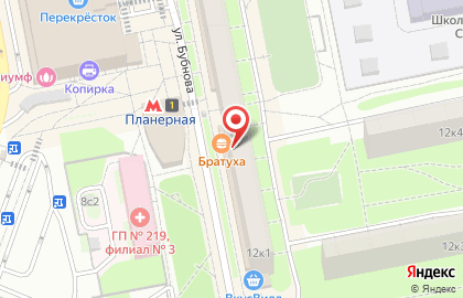 Пекарня в Москве на карте