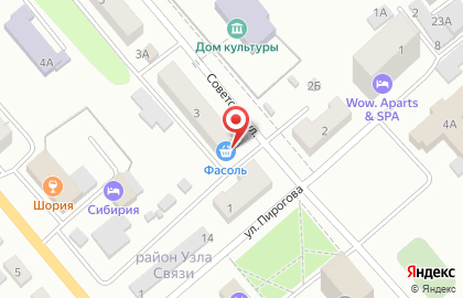 Продуктовый магазин Фасоль на Советской улице на карте