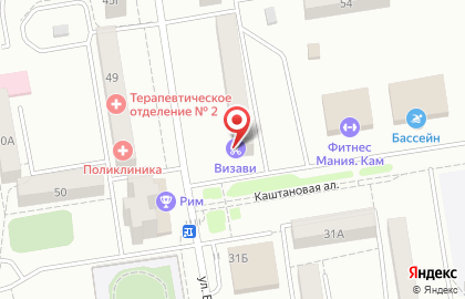 Парикмахерская Визави в Волгограде на карте