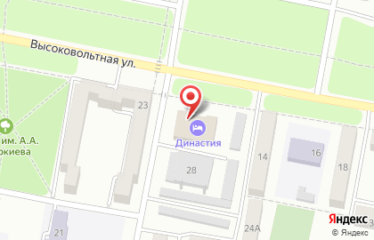 Отель Династия в Ростове-на-Дону на карте
